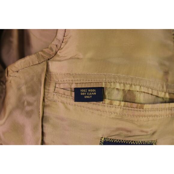 Brooks Brothers Italy Brown Check Wool 2-Btn Sportcoat Blazer 41L - Picture 8 of 10